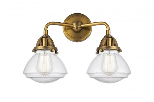 Olean - 2 Light - 15 inch - Brushed Brass - Bath Vanity Light (3442|288-2W-BB-G324-LED)
