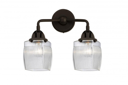 Colton - 2 Light - 14 inch - Oil Rubbed Bronze - Bath Vanity Light (3442|288-2W-OB-G302-LED)