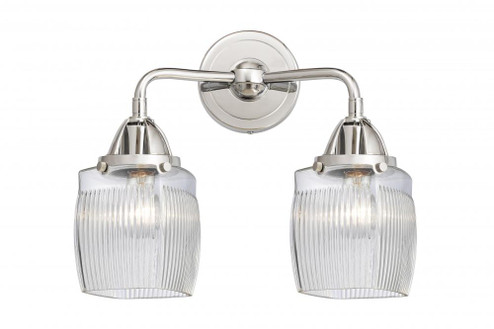 Colton - 2 Light - 14 inch - Polished Chrome - Bath Vanity Light (3442|288-2W-PC-G302-LED)