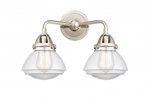 Olean - 2 Light - 15 inch - Polished Nickel - Bath Vanity Light (3442|288-2W-PN-G322-LED)