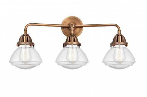 Olean - 3 Light - 25 inch - Antique Copper - Bath Vanity Light (3442|288-3W-AC-G324)