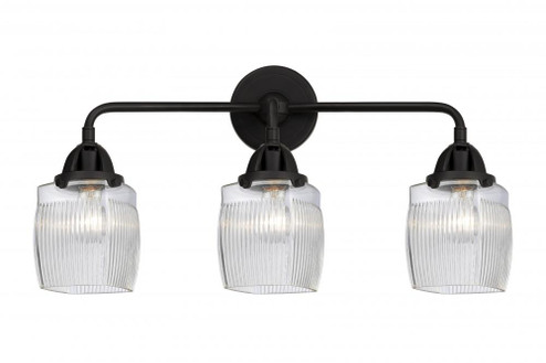 Colton - 3 Light - 24 inch - Matte Black - Bath Vanity Light (3442|288-3W-BK-G302)