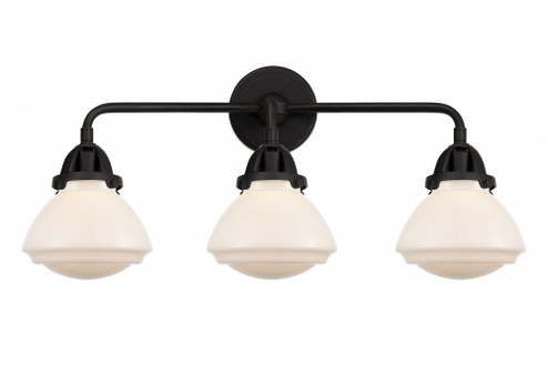 Olean - 3 Light - 25 inch - Matte Black - Bath Vanity Light (3442|288-3W-BK-G321-LED)