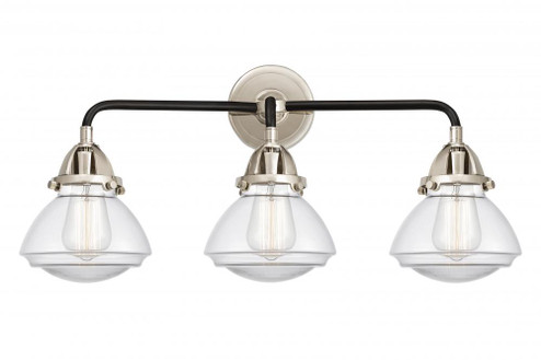 Olean - 3 Light - 25 inch - Black Polished Nickel - Bath Vanity Light (3442|288-3W-BPN-G322-LED)