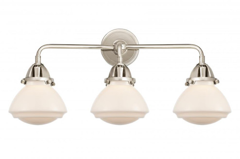 Olean - 3 Light - 25 inch - Polished Nickel - Bath Vanity Light (3442|288-3W-PN-G321-LED)