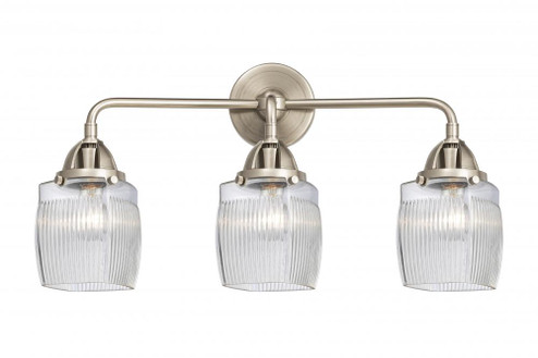 Colton - 3 Light - 24 inch - Brushed Satin Nickel - Bath Vanity Light (3442|288-3W-SN-G302)