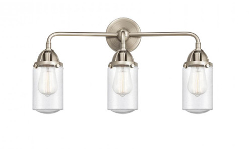 Dover - 3 Light - 23 inch - Brushed Satin Nickel - Bath Vanity Light (3442|288-3W-SN-G314)