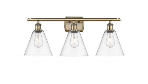 Berkshire - 3 Light - 28 inch - Antique Brass - Bath Vanity Light (3442|516-3W-AB-GBC-82)