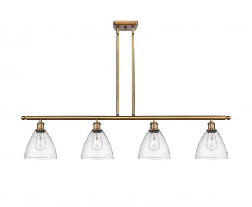 Bristol - 4 Light - 48 inch - Brushed Brass - Stem hung - Island Light (3442|516-4I-BB-GBD-754)