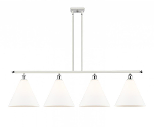 Berkshire - 4 Light - 50 inch - White Polished Chrome - Cord hung - Island Light (3442|516-4I-WPC-GBC-121)