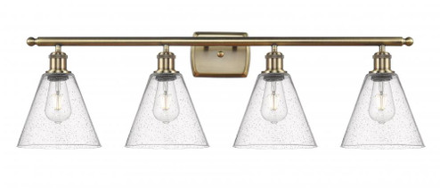 Berkshire - 4 Light - 38 inch - Antique Brass - Bath Vanity Light (3442|516-4W-AB-GBC-84)