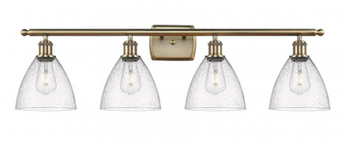 Bristol - 4 Light - 38 inch - Antique Brass - Bath Vanity Light (3442|516-4W-AB-GBD-754-LED)