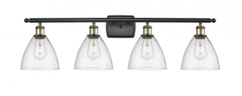 Bristol - 4 Light - 38 inch - Black Antique Brass - Bath Vanity Light (3442|516-4W-BAB-GBD-754)