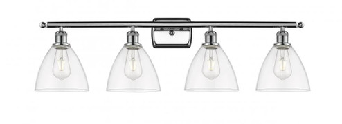 Bristol - 4 Light - 38 inch - Polished Chrome - Bath Vanity Light (3442|516-4W-PC-GBD-752-LED)