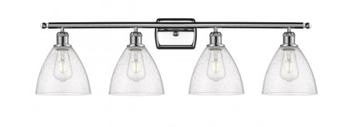 Bristol - 4 Light - 38 inch - Polished Chrome - Bath Vanity Light (3442|516-4W-PC-GBD-754-LED)