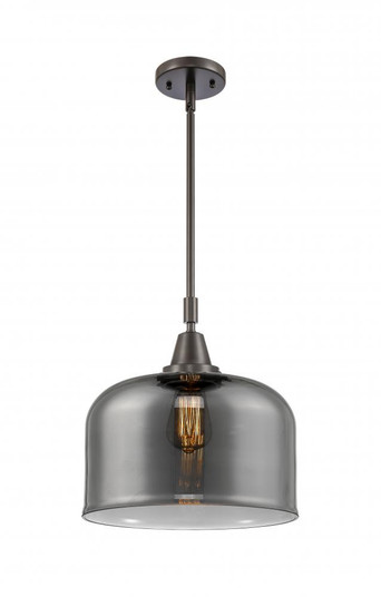 Bell - 1 Light - 12 inch - Oil Rubbed Bronze - Mini Pendant (3442|447-1S-OB-G73-L)