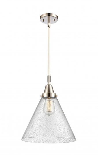 Cone - 1 Light - 12 inch - Polished Nickel - Mini Pendant (3442|447-1S-PN-G44-L)