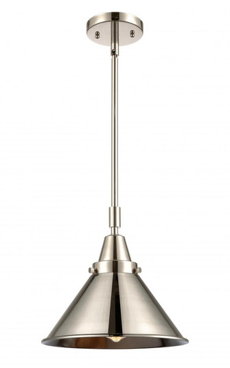 Briarcliff - 1 Light - 10 inch - Polished Nickel - Mini Pendant (3442|447-1S-PN-M10-PN)
