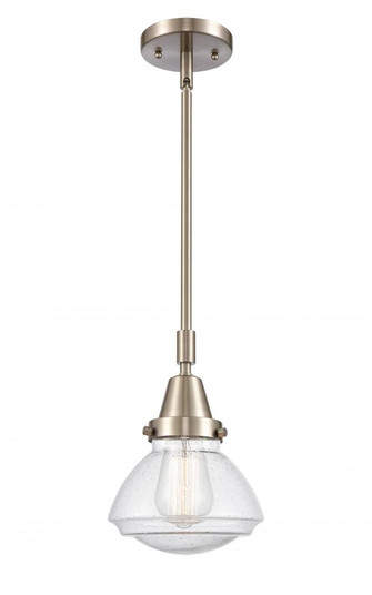 Olean - 1 Light - 7 inch - Brushed Satin Nickel - Mini Pendant (3442|447-1S-SN-G324)