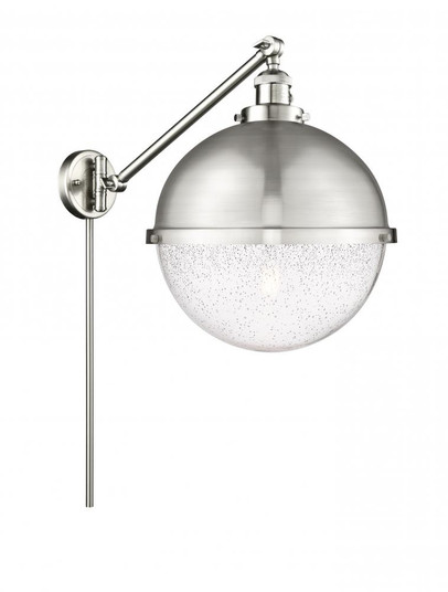 Hampden - 1 Light - 13 inch - Brushed Satin Nickel -Adjustable Swing Arm (3442|237-SN-HFS-124-SN-LED)