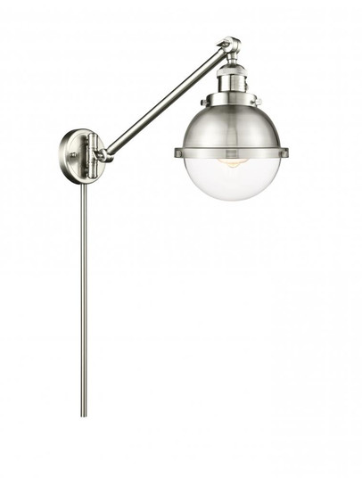 Hampden - 1 Light - 7 inch - Brushed Satin Nickel -Adjustable Swing Arm (3442|237-SN-HFS-62-SN)