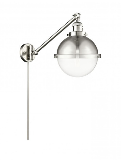 Hampden - 1 Light - 9 inch - Brushed Satin Nickel -Adjustable Swing Arm (3442|237-SN-HFS-82-SN)