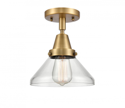 Caden - 1 Light - 8 inch - Brushed Brass - Semi-Flush Mount (3442|447-1C-BB-G4472-LED)