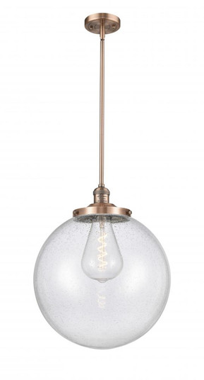Beacon - 1 Light - 16 inch - Antique Copper - Stem Hung - Pendant (3442|201S-AC-G204-16)