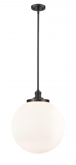Beacon - 1 Light - 16 inch - Oil Rubbed Bronze - Stem Hung - Pendant (3442|201S-OB-G201-16)