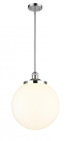 Beacon - 1 Light - 14 inch - Polished Chrome - Stem Hung - Pendant (3442|201S-PC-G201-14)