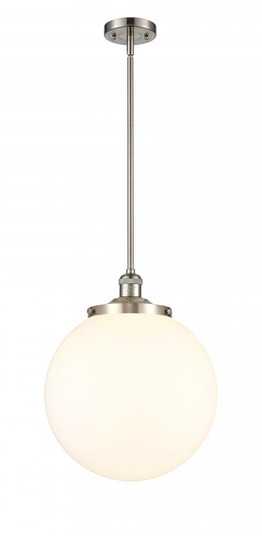 Beacon - 1 Light - 14 inch - Brushed Satin Nickel - Stem Hung - Pendant (3442|201S-SN-G201-14)