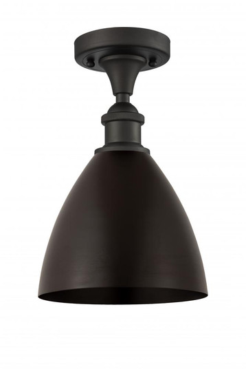 Bristol - 1 Light - 8 inch - Oil Rubbed Bronze - Semi-Flush Mount (3442|516-1C-OB-MBD-75-OB-LED)