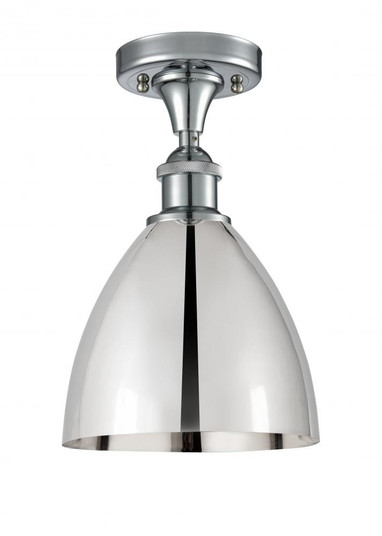 Bristol - 1 Light - 8 inch - Polished Chrome - Semi-Flush Mount (3442|516-1C-PC-MBD-75-PC-LED)