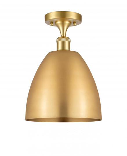 Bristol - 1 Light - 9 inch - Satin Gold - Semi-Flush Mount (3442|516-1C-SG-MBD-9-SG)