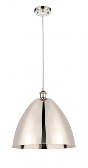 Bristol - 1 Light - 16 inch - Polished Nickel - Cord hung - Mini Pendant (3442|516-1P-PN-MBD-16-PN)