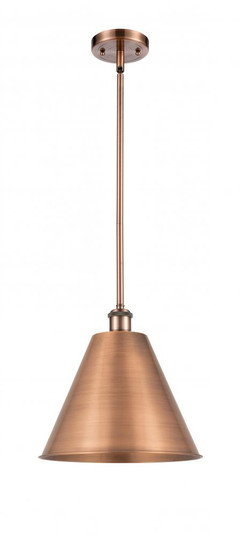 Berkshire - 1 Light - 12 inch - Antique Copper - Pendant (3442|516-1S-AC-MBC-12-AC-LED)