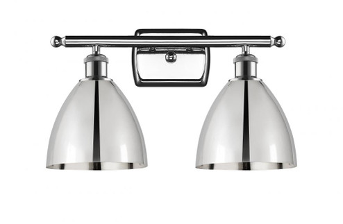 Bristol - 2 Light - 18 inch - Polished Chrome - Bath Vanity Light (3442|516-2W-PC-MBD-75-PC)
