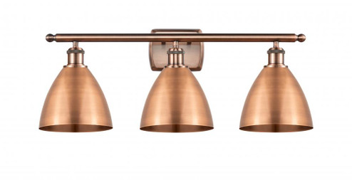 Bristol - 3 Light - 28 inch - Antique Copper - Bath Vanity Light (3442|516-3W-AC-MBD-75-AC)