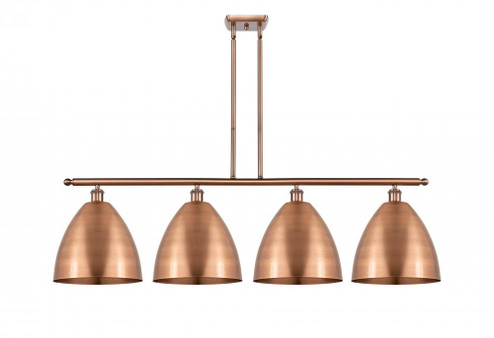 Bristol - 4 Light - 50 inch - Antique Copper - Stem hung - Island Light (3442|516-4I-AC-MBD-12-AC)