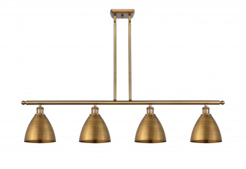 Bristol - 4 Light - 48 inch - Brushed Brass - Stem hung - Island Light (3442|516-4I-BB-MBD-75-BB-LED)