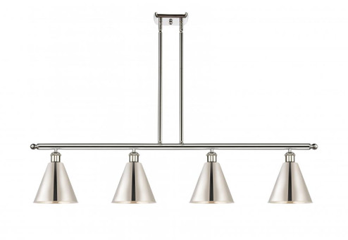 Berkshire - 4 Light - 48 inch - Polished Nickel - Stem hung - Island Light (3442|516-4I-PN-MBC-8-PN)