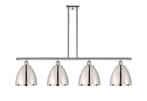 Bristol - 4 Light - 48 inch - Polished Nickel - Stem hung - Island Light (3442|516-4I-PN-MBD-9-PN-LED)