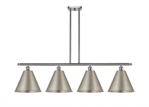 Berkshire - 4 Light - 50 inch - Brushed Satin Nickel - Cord hung - Island Light (3442|516-4I-SN-MBC-12-SN-LED)