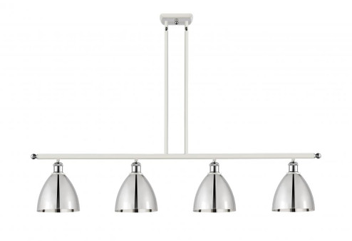 Bristol - 4 Light - 48 inch - White Polished Chrome - Stem hung - Island Light (3442|516-4I-WPC-MBD-75-PC)