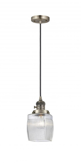 Colton - 1 Light - 6 inch - Antique Brass - Cord hung - Mini Pendant (3442|201CSW-AB-G302-LED)