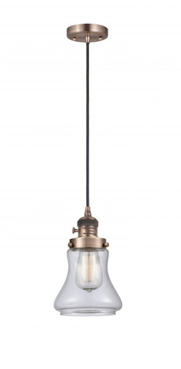 Bellmont - 1 Light - 6 inch - Antique Copper - Cord hung - Mini Pendant (3442|201CSW-AC-G192)