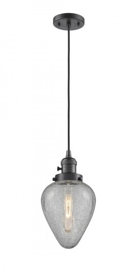 Geneseo - 1 Light - 7 inch - Oil Rubbed Bronze - Cord hung - Mini Pendant (3442|201CSW-OB-G165)