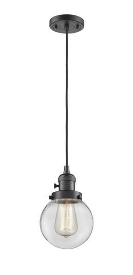 Beacon - 1 Light - 6 inch - Oil Rubbed Bronze - Cord hung - Mini Pendant (3442|201CSW-OB-G202-6)