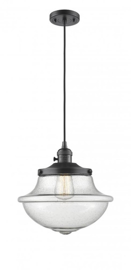 Oxford - 1 Light - 12 inch - Oil Rubbed Bronze - Cord hung - Mini Pendant (3442|201CSW-OB-G544)