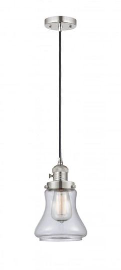 Bellmont - 1 Light - 6 inch - Polished Nickel - Cord hung - Mini Pendant (3442|201CSW-PN-G192)